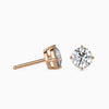 Round Cut Lab Diamond Solitaire Studs - Cheriva Jewels