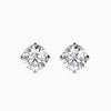 Round Cut Lab Diamond Solitaire Studs - Cheriva Jewels