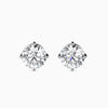 Round Cut Lab Diamond Solitaire Studs - Cheriva Jewels