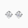 Round Cut Lab Diamond Solitaire Studs