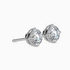 Round Cut Lab Diamond Solitaire Studs - Cheriva Jewels