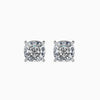 Unique Cushion Cut Lab Diamond Solitaire Earrings