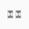 Fancy Emerald Cut Lab Diamond Solitaire Earring