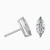 1 Carat Marquise Lab Daimond Solitaire Earring - Cheriva Jewels
