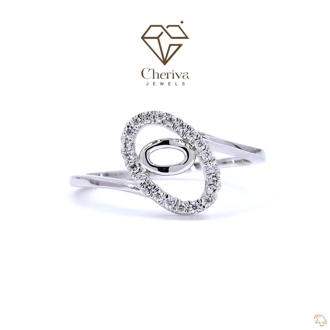 Vintage Style Round Cut Lab Diamond Promise Ring