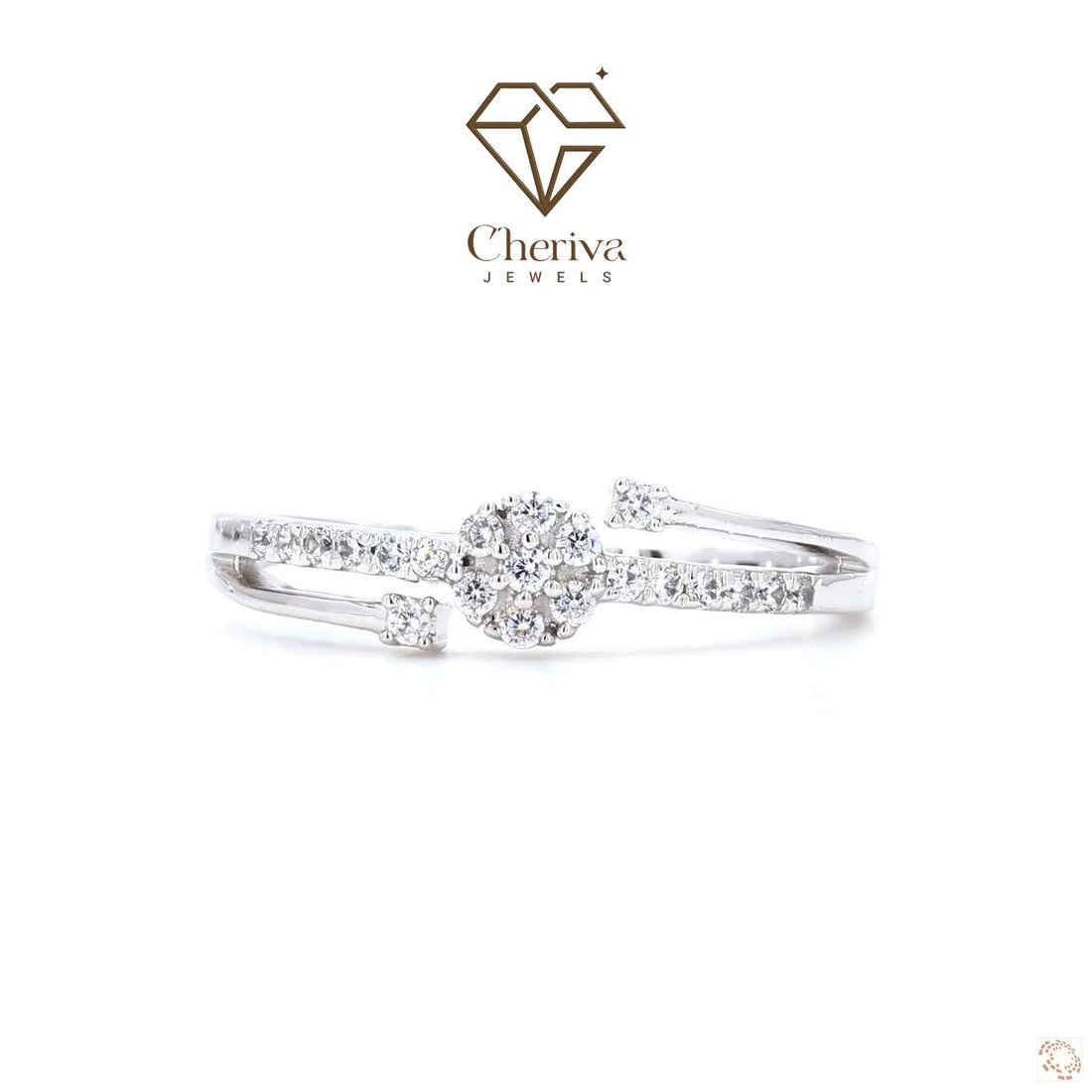 Round Cut Lab Diamond Solitaire Engagement Ring