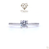 Solitaire Engagement Ring in Round Cut Lab Diamond - Cheriva Jewels