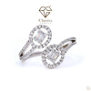 1 Ct Toi Et Moi Lab Grown Diamond Engagement Ring