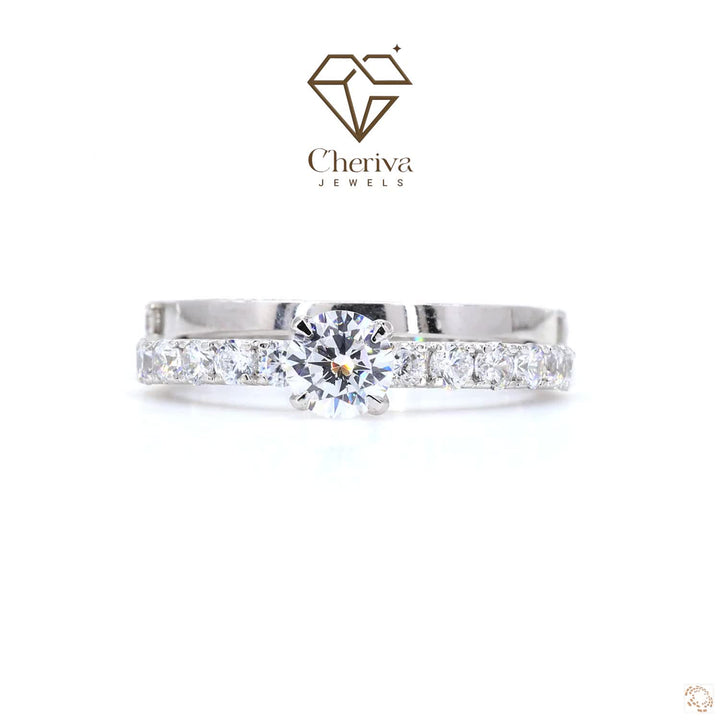 Round Cut Diamond Bridal Set Engagement Ring
