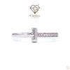 Round Cut Lab Diamond Delicate Engagement Ring - Cheriva Jewels