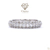 Cluster Round Cut Lab Diamond Full Eternity Band