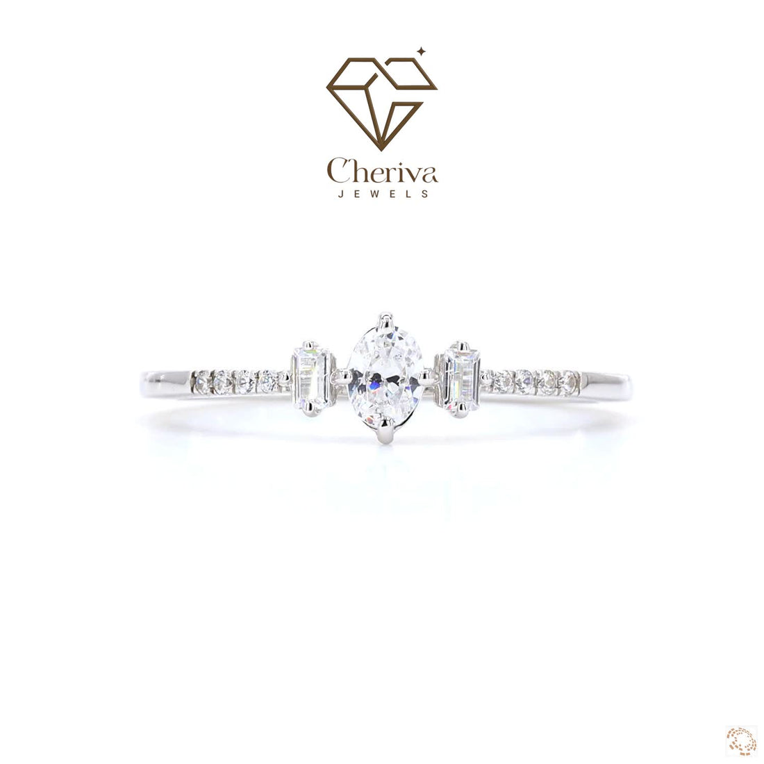 Vintage Solitaire Lab Grown Diamond Engagement Ring