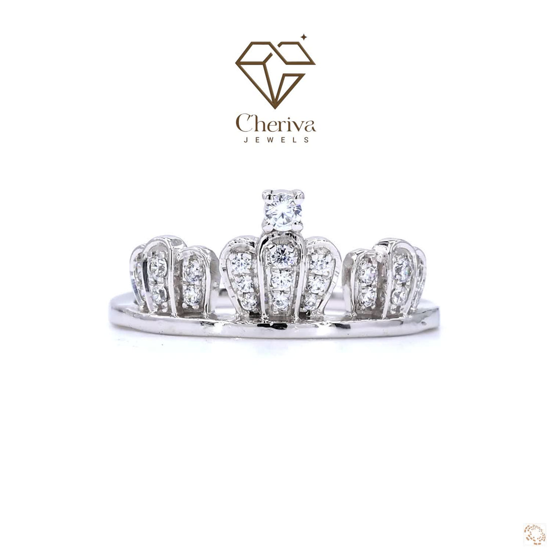 Chain Link Style Mariner Lab Diamond Ring
