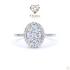 Round Cut Diamond Solitaire Accent Promise Ring