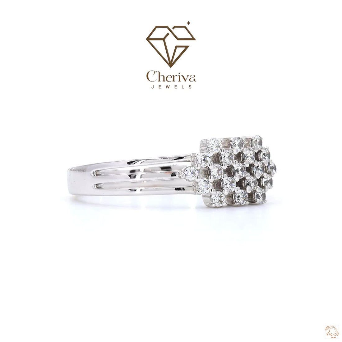 Round Diamond Double Halo Engagement Ring