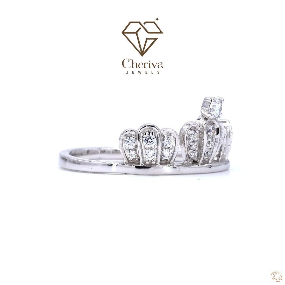 Chain Link Style Mariner Lab Diamond Ring