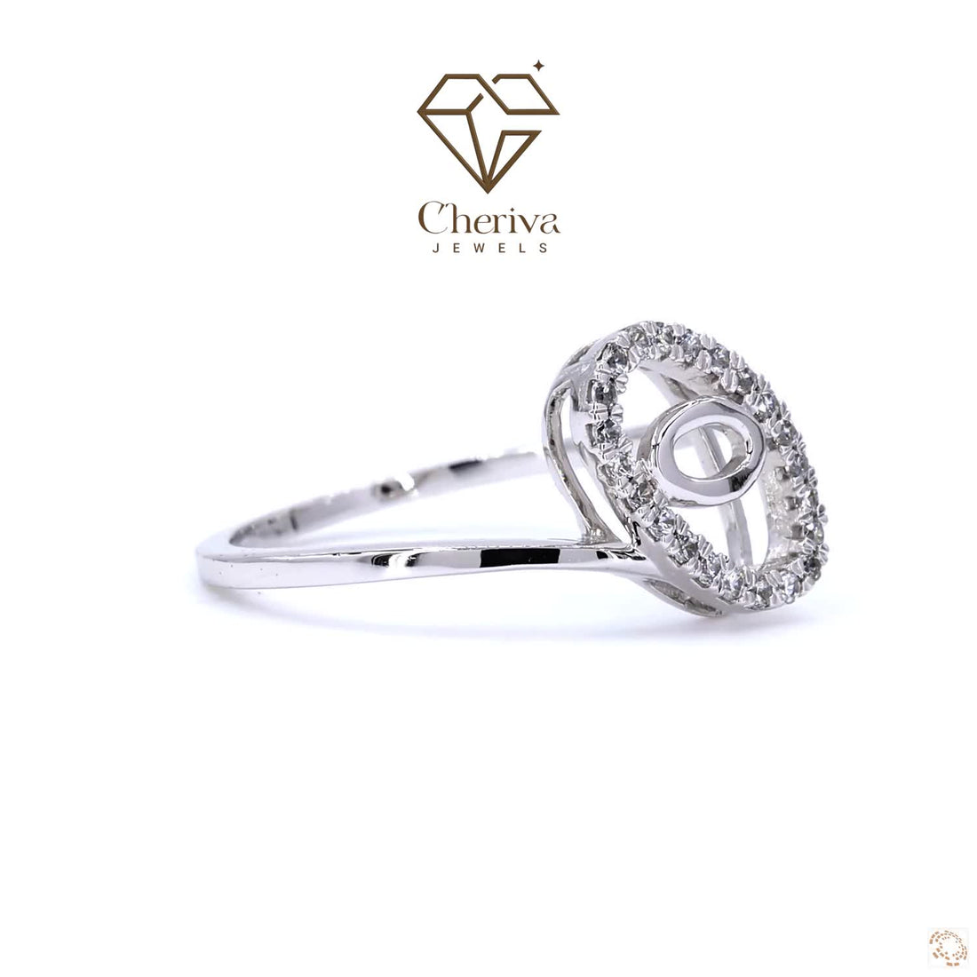 Vintage Style Round Cut Lab Diamond Promise Ring