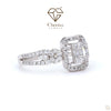 Vintage Style Round Cut Lab Diamond Engagement Ring - Cheriva Jewels