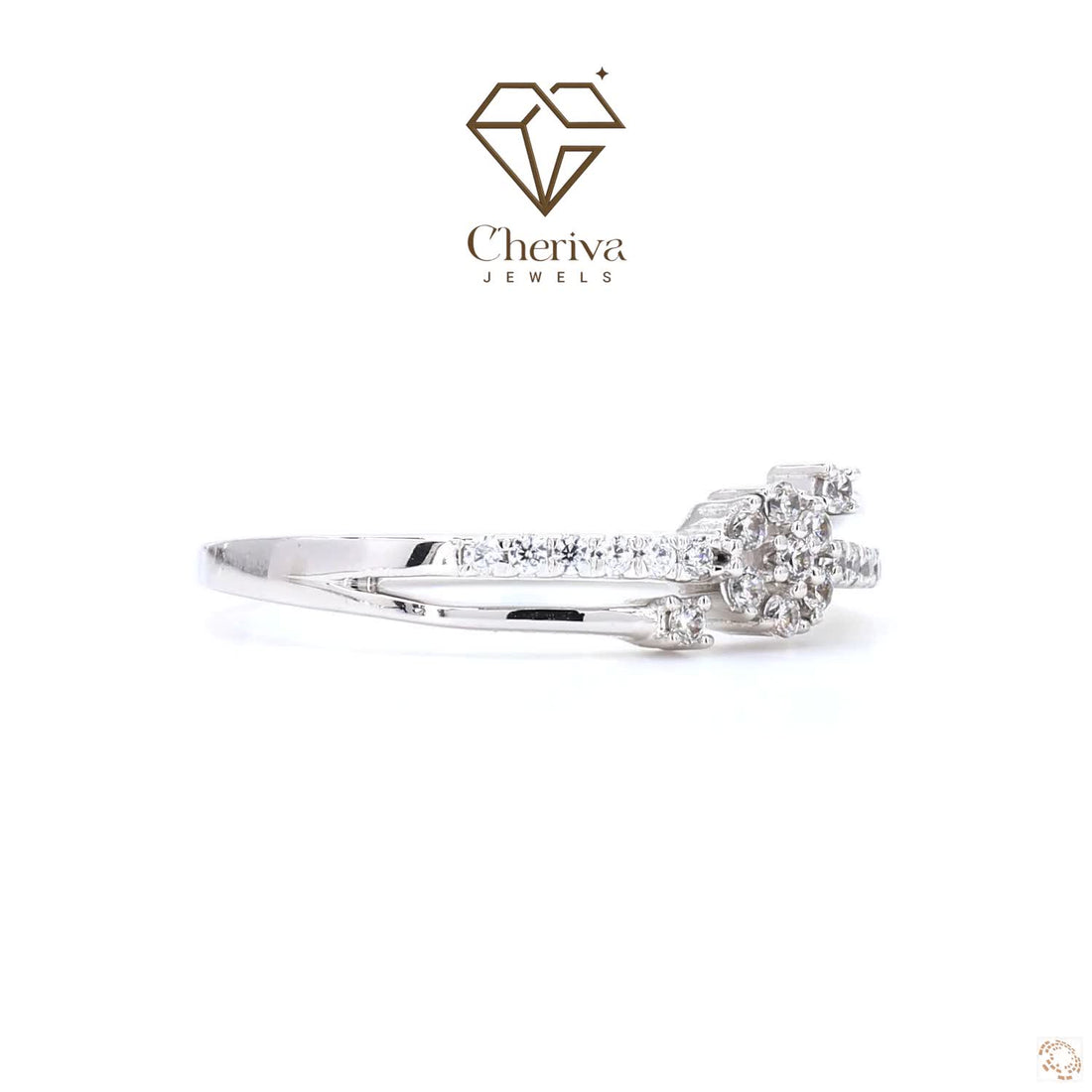 Round Cut Lab Diamond Solitaire Engagement Ring