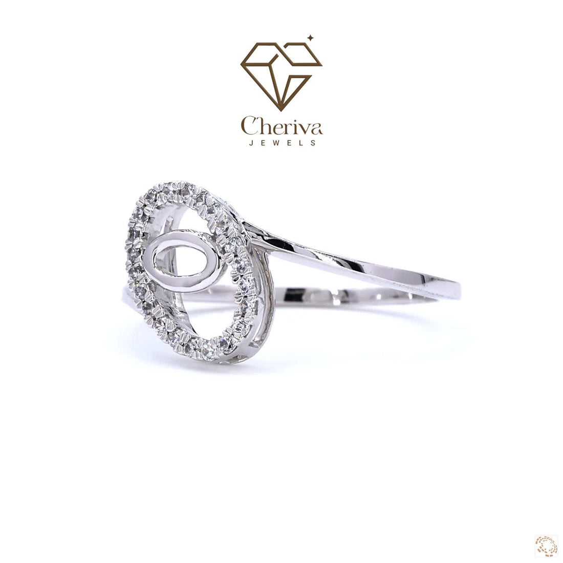 Vintage Style Round Cut Lab Diamond Promise Ring