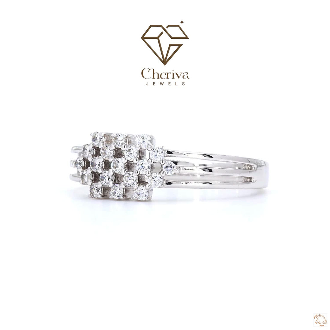 Round Diamond Double Halo Engagement Ring