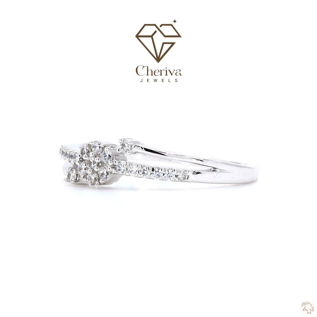 Round Cut Lab Diamond Solitaire Engagement Ring