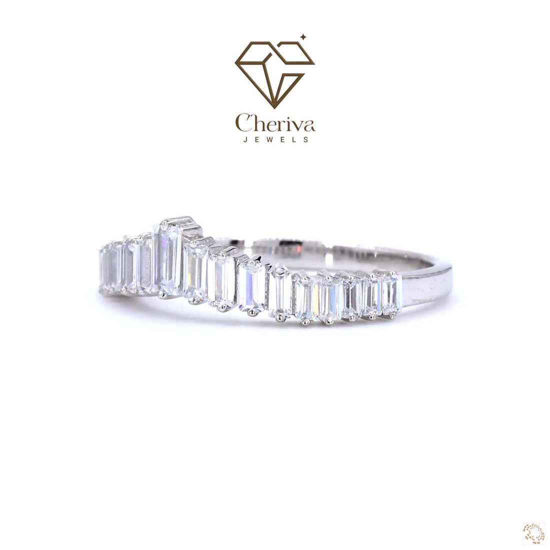 Baguette Cut Lab Diamond Eternity Band