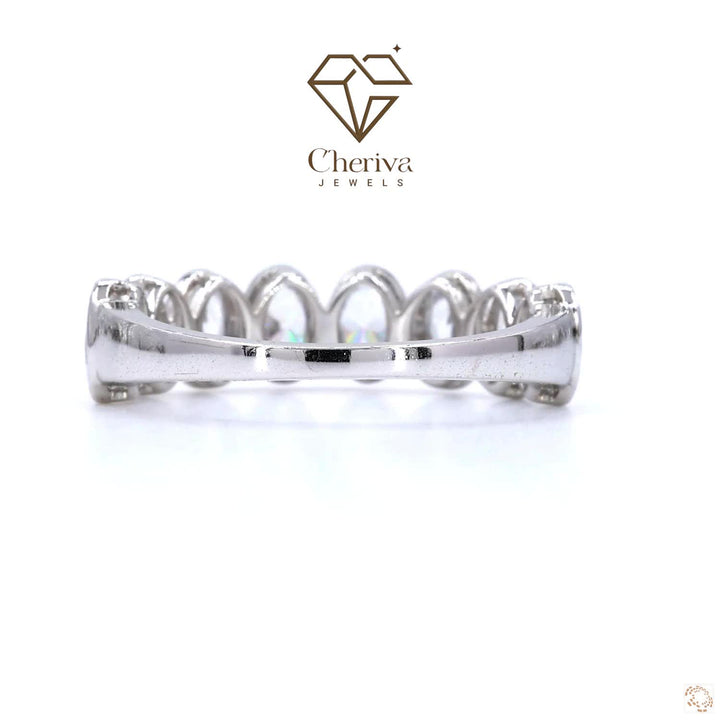 Oval Cut Diamond Bezel Set Engagement Ring