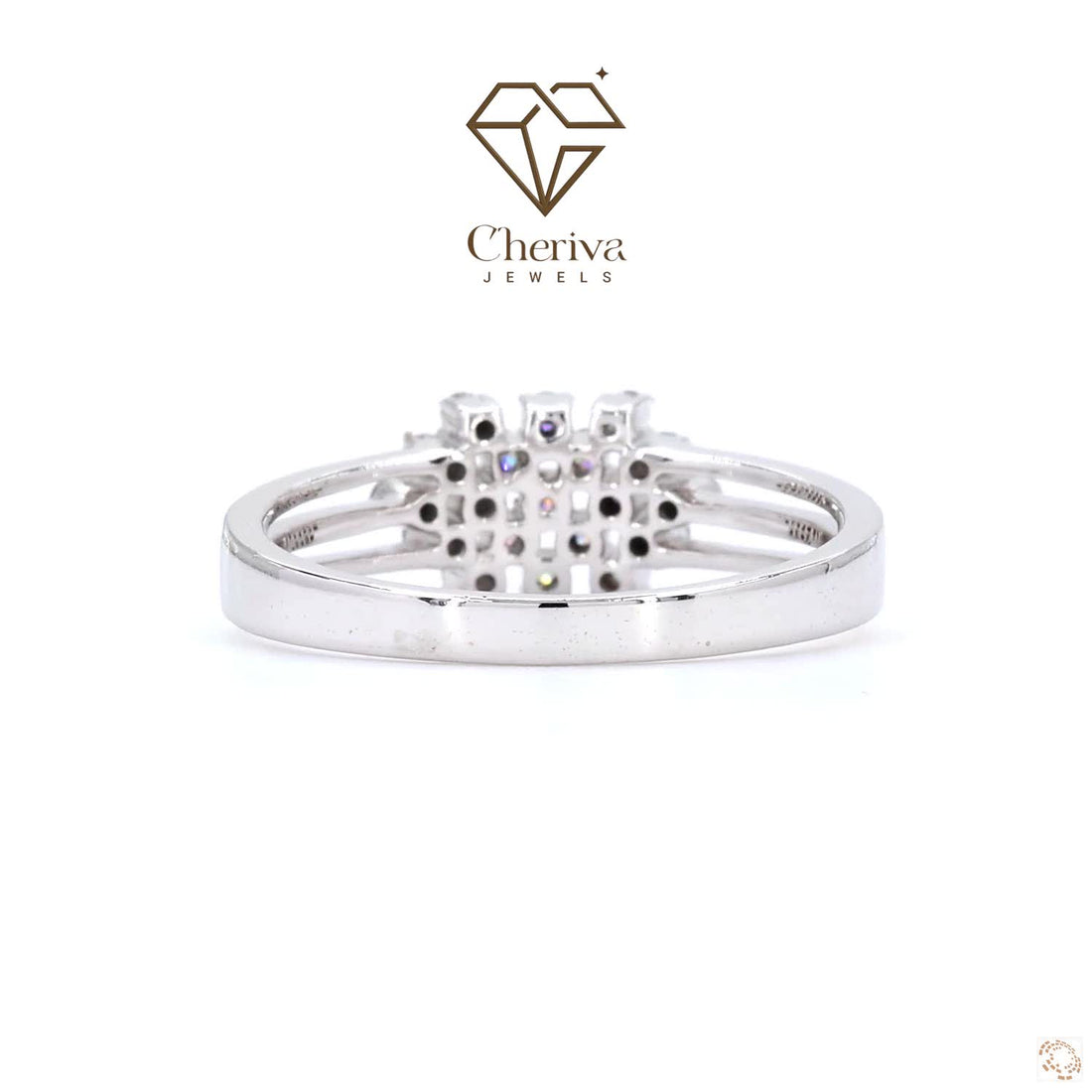 Round Diamond Double Halo Engagement Ring