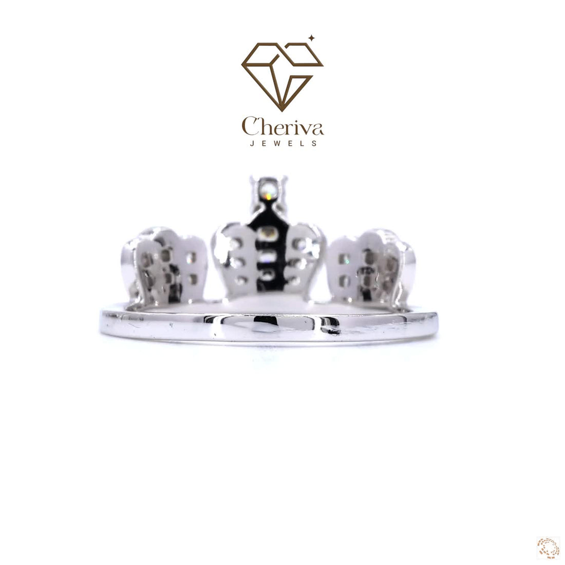 Chain Link Style Mariner Lab Diamond Ring