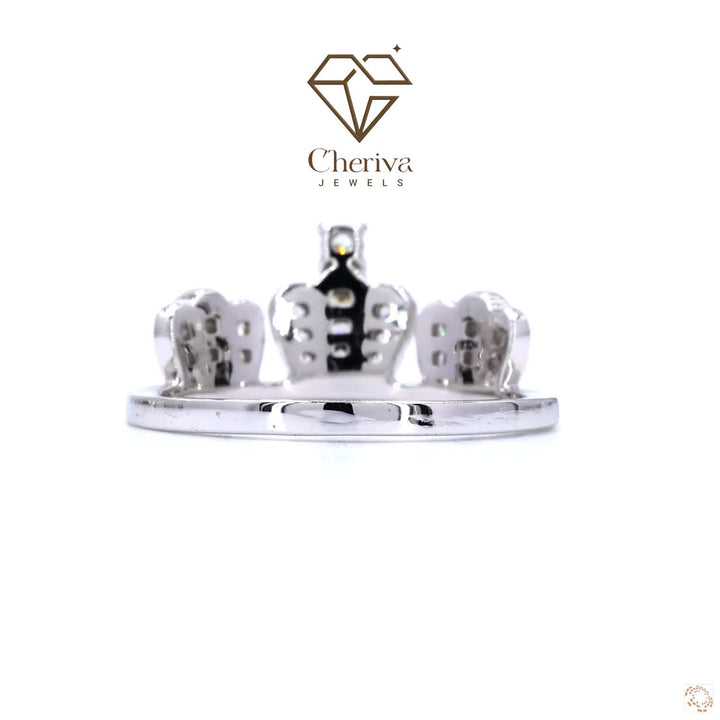 Chain Link Style Mariner Lab Diamond Ring