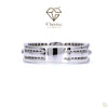 3 Row Diamond Full Eternity Band - Cheriva Jewels