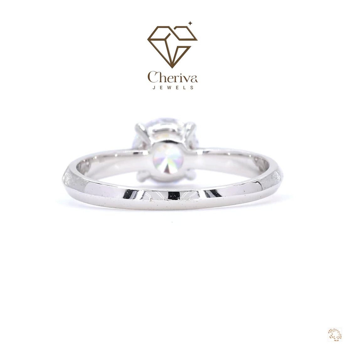 1 Carat Round Cut Diamond Solitaire Promise Ring