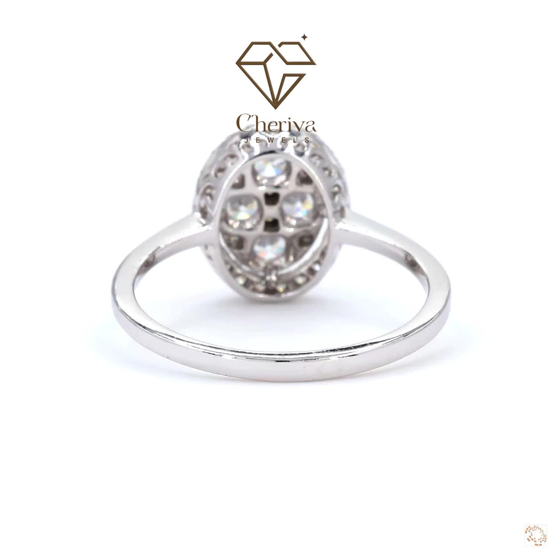 Round Cut Diamond Solitaire Accent Promise Ring