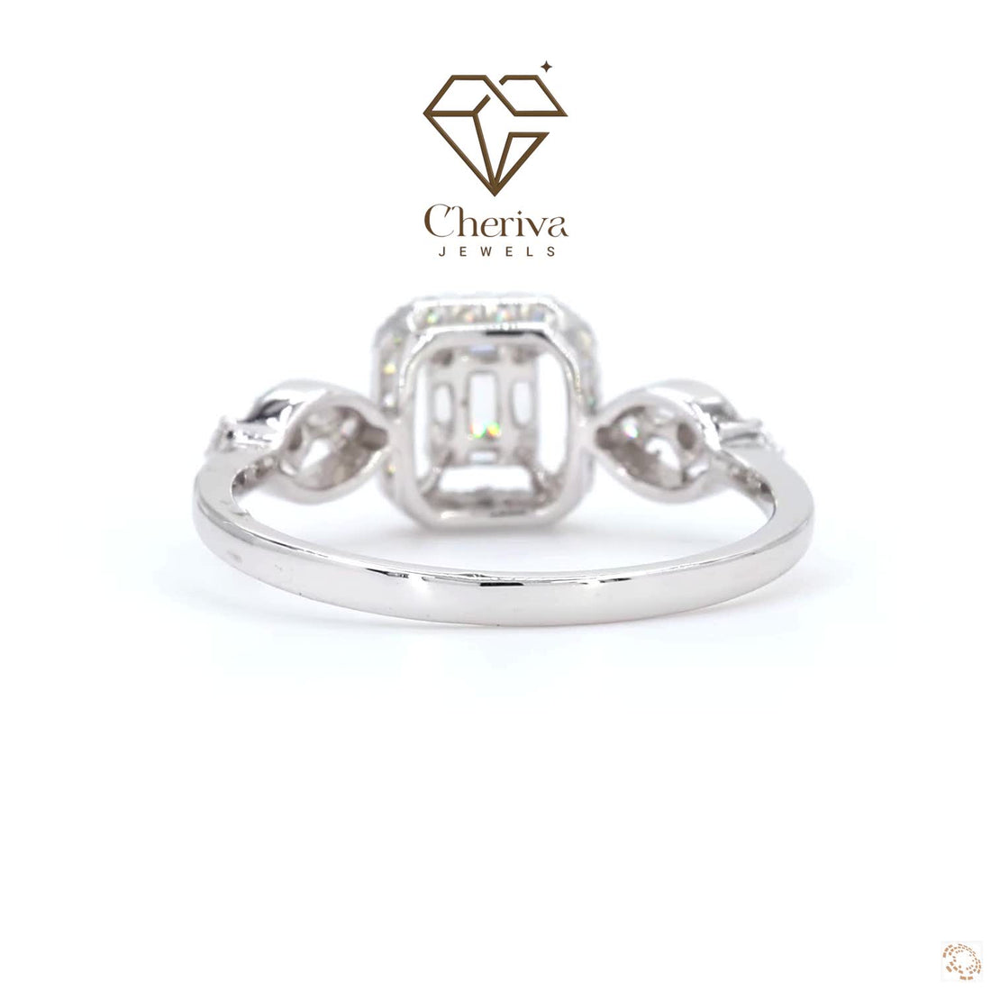 Vintage Style Round Cut Diamond Ring
