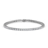 Diamond bracelet on a white background