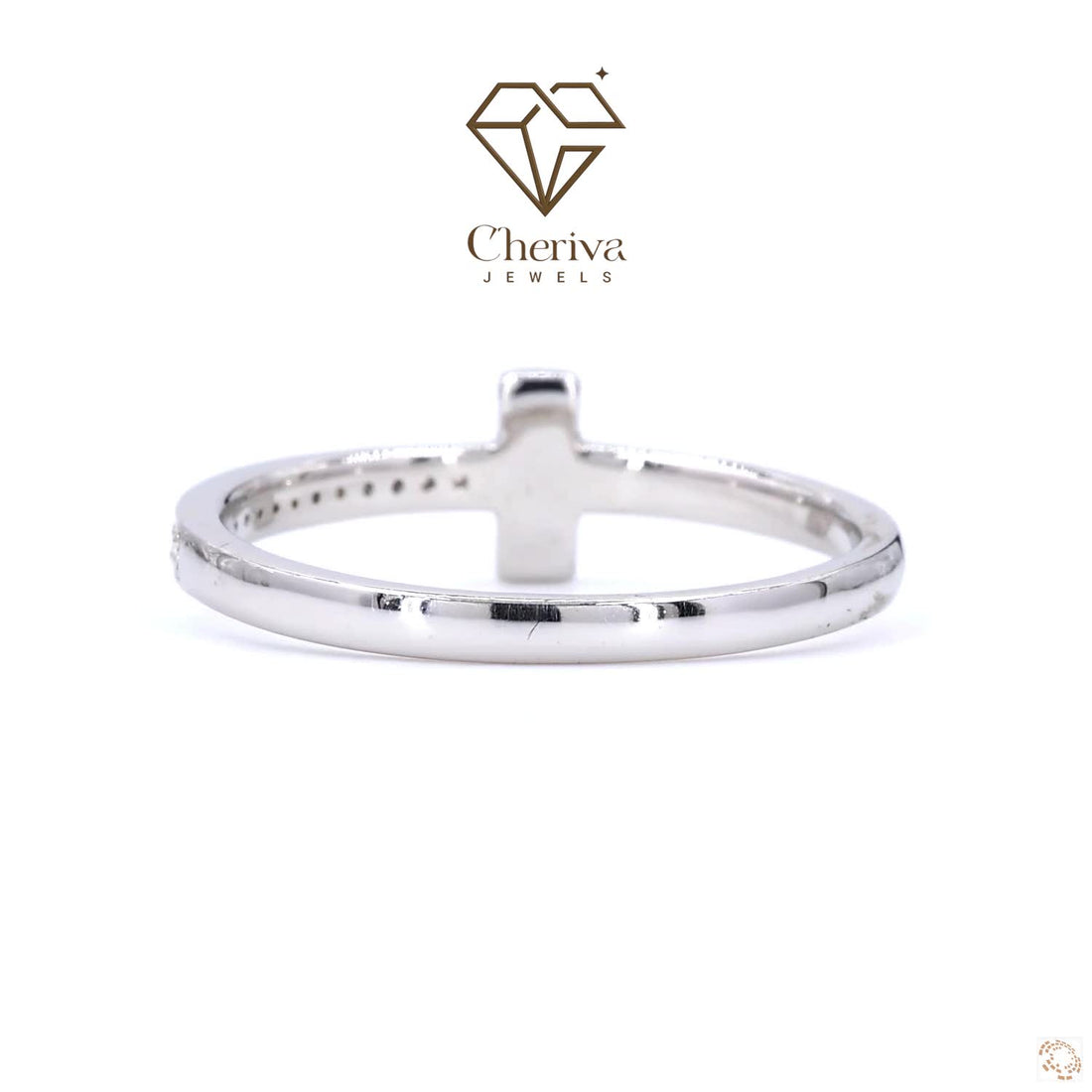 Round Cut Lab Diamond Delicate Engagement Ring