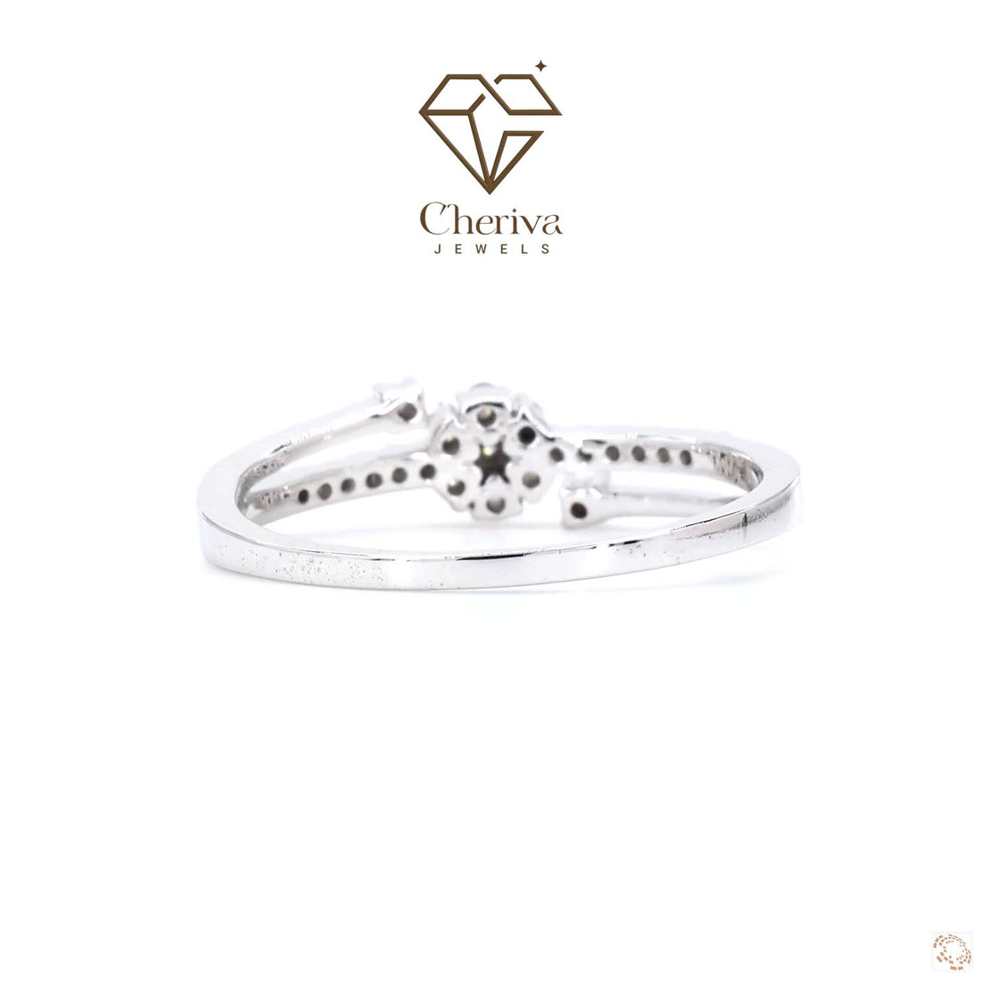 Round Cut Lab Diamond Solitaire Engagement Ring
