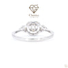 Vintage Style Round Cut Diamond Promise Ring - Cheriva Jewels