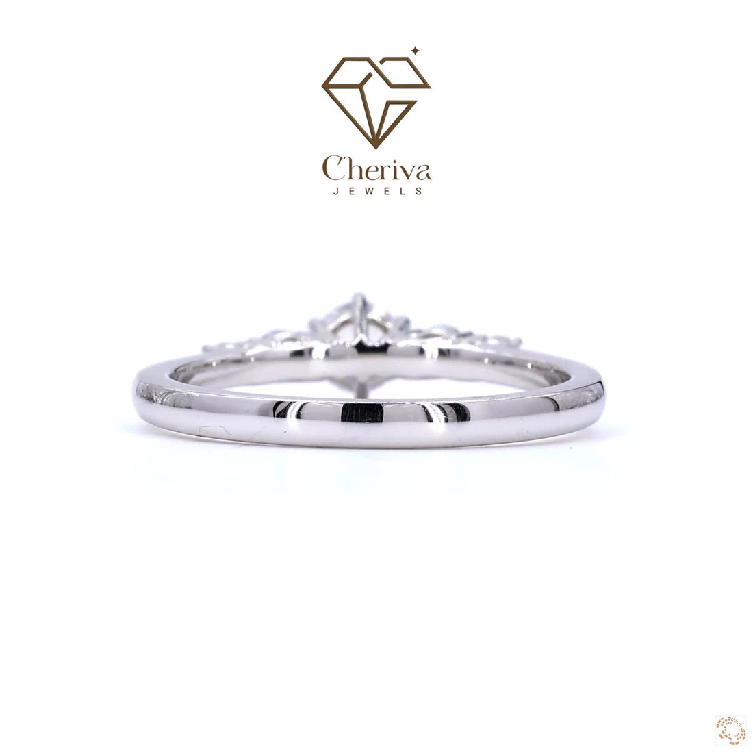 Round Cut Lab Diamond Classic Engagement Ring
