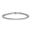 Diamond bracelet on a white background
