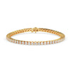  5 carat lab-grown diamond bracelet with round cut stones for timeless sparkle and elegance