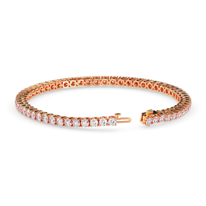 3 Carat Round Diamond Tennis Bracelet