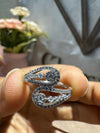 Antique Style Round Cut Lab Diamond Proposal Ring - Cheriva Jewels