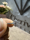 18K White Gold Lab Diamond Engagement Ring - Cheriva Jewels