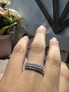 3 Row Diamond Full Eternity Band - Cheriva Jewels