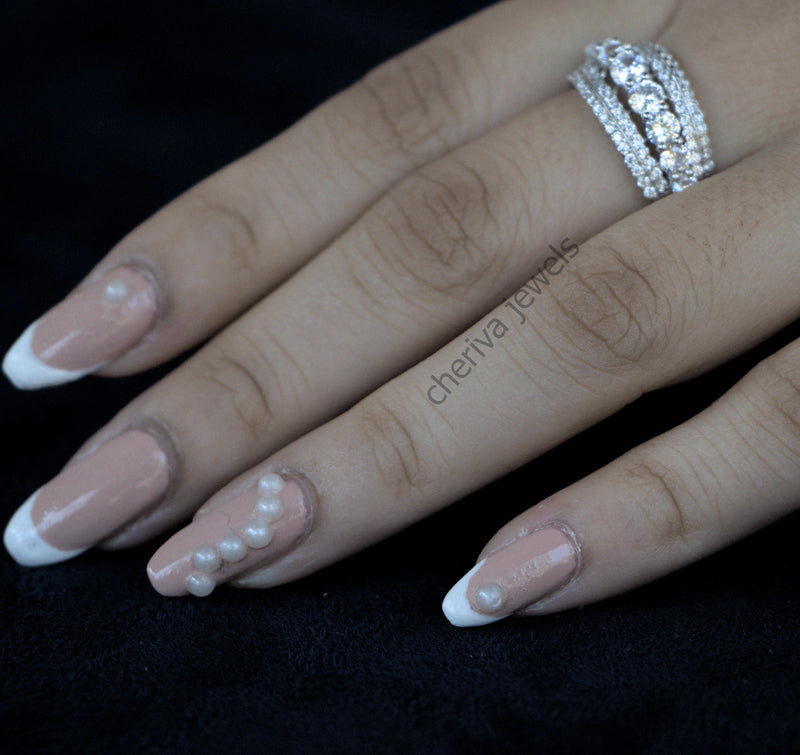14K Lab Diamond Full Eternity Wedding Band