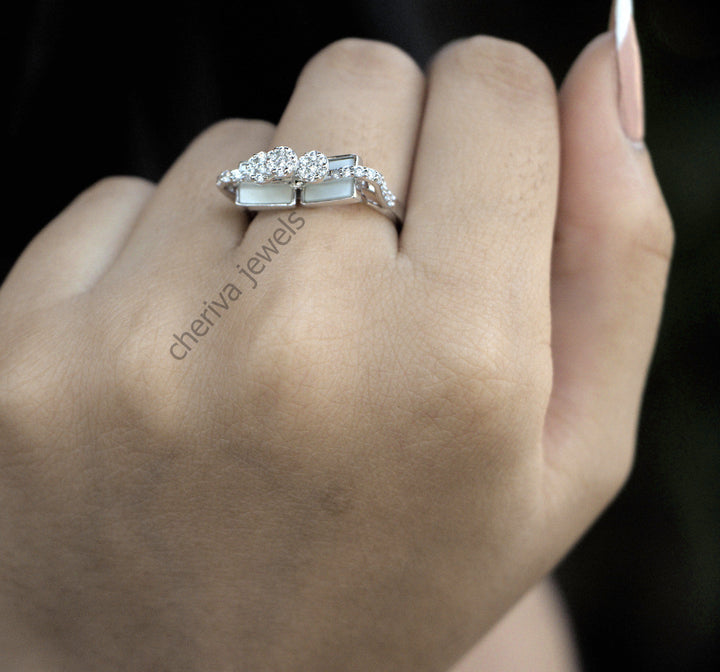 Victorian Two Row Ring