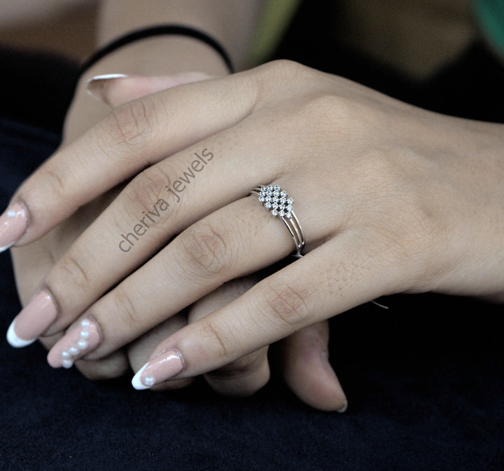 Sparkling Diamond Rings