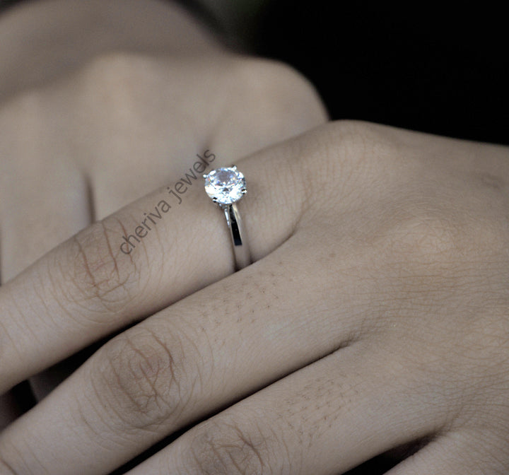 Moissanite Ring